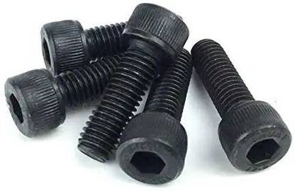 B K Jagan and Co Bolt Allen Bolt Socket Head Cap Screw Full Thread (Pack of 20) (6 x 16 mm)