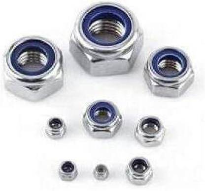 B K Jagan and Co Nut Nylock Nut 1 INCH (Pack Of 5pcs)