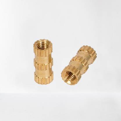 BRASS FIT Nut M3X5 Thread Brass Nuts | Embedment Nuts | Knurled Threaded Inserts 200 Pieces