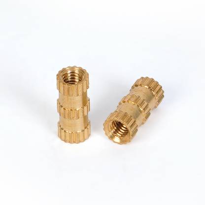BRASS FIT Nut M3X10 Thread Brass Nuts / Embedment Nuts / Knurled Threaded Inserts 200 Pieces