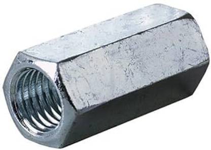 Implemental Bolt Coupling Nut(Pack of 10) (8 MM)
