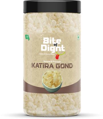 Bite Of Dight Gond Katira Pure |Edible Gum |Tragacanth Gum, Crystals |Kathila Gum,Gond| Dried Gum