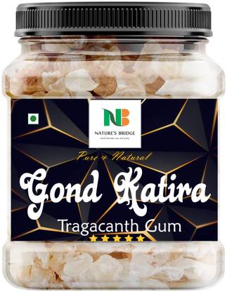 Nature's Bridge ( 150 g) Gond Katira Edible Gum ,Kathila Gum, Tragacanth Gum Dried Gum