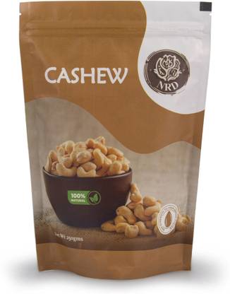 NRD Cashews Whole 2kg, Natural Kaju, Cashews for All Occasions, Plain Cashews