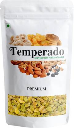 Temperado Premium Quality Golden Raisins | Indian Raisins | Kishmish | Dried Grapes | 100gm Raisins