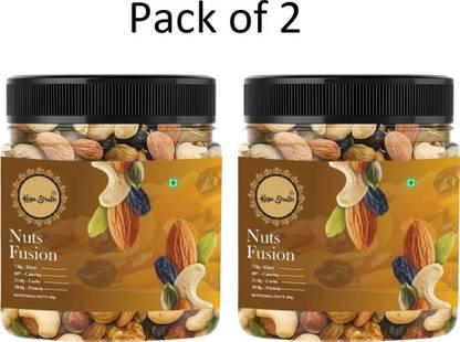 KAYA SHODH Mix Dry Fruit | Nuts Fusion | 400gm x2 | Almonds, Cashews, Assorted Seeds & Nuts