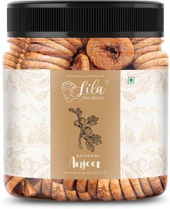 lila dry fruits Premium Quality Dry Figs Jar Pack 1Kg | Afghani Anjeer Figs