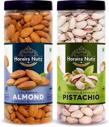 Horaira Nutz Premium Almonds, Pistachios