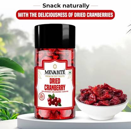 MEVABITE Dried Cranberry Whole Without Sugar Cranberries
