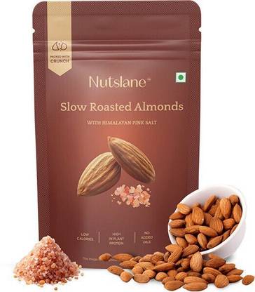 Nutslane Premium California Salted & Roasted Almonds Salted Badam Dry Fruit Almonds