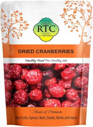RTC FOODS RTC Food | Dried Cranberries | Export Quality | 1 KG Cranberries