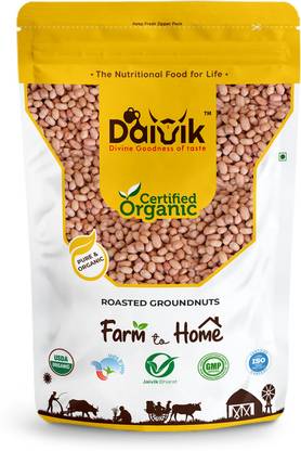 DAIVIK ORGANIC NATIVE ROASTED GROUNDNUTS 1Kg Roasted Gram