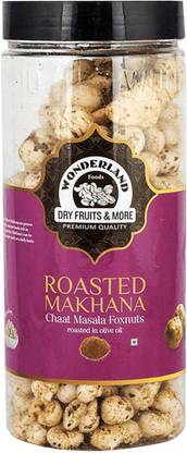 WONDERLAND Makhana Premium Chaat Masala Foxnuts Assorted Nuts