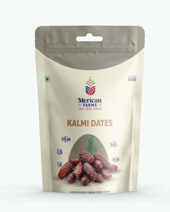 MERICAN FARMS Kalmi Dates, 450gm, Premium and Hand-picked Dates