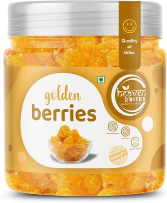 HEAVEN BITES Golden Berry | Dry Golden Berry | Naturally Rich, Nutritious | Dried Berries Golden Berries