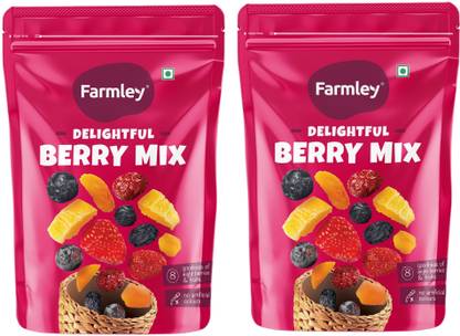 Farmley Berry Mix- Protein Rich Dried Berries Snack
