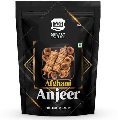 SHIVAAY Afgani Anjeer DryFigs Premium Quality 1 kilogram colour white / soft in eating Figs