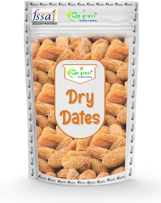 GO GRASS | Kharaak Khajur | DRY Dates | Exceptional Taste and Soft Texture, No Sugar | Dates