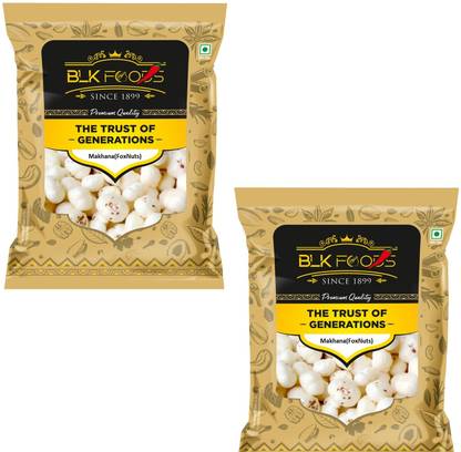 BLK FOODS Daily Makhana (Foxnuts) (100gx2) Fox Nut