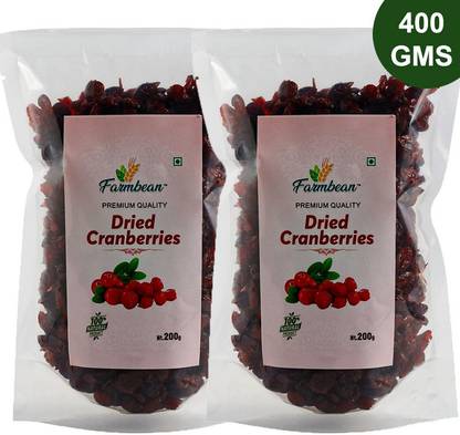 Farmbean Premium Dried Cranberries|Sliced Cranberries|Real dried fruit Cranberries