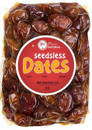 Plum Natural Premium organic Seedless Dates Pin Khajur Arabian Dates, Dry Fruit Dates