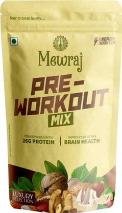 MEWRAJ PRE-WORKOUT MIX Almonds, Cashews, Walnuts, Raisins