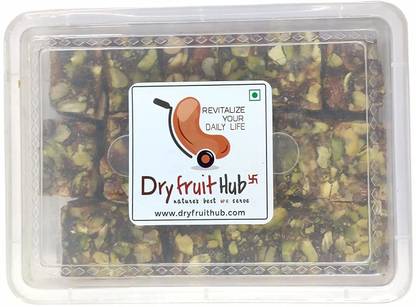 Dry Fruit Hub Dry Fruits Chikki 1kg Without Sugar | Sugar Free Dry Fruit Dates Barfi | Assorted Nuts