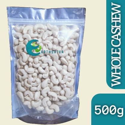 EARTHSATVA Tasty Creamy Crunchy Cashews, Assorted Nuts