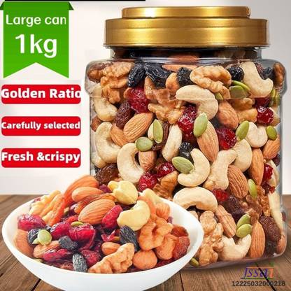 VANSURI Mix Dry Fruit |Panchmeva | 1 KG | Almonds, Apricots, Cashews, Raisins, Assorted Fruits & Nuts