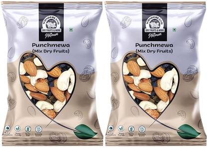 WONDERLAND Foods - Mix Dry Fruits (Punch Mewa) | Green Raisins, Black Raisins, Dry Dates, Almonds, Cashews