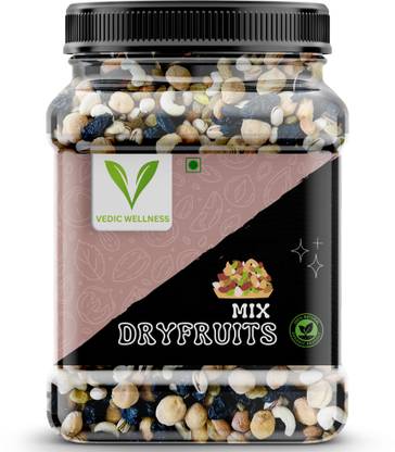 vedic Wellness Premium Fruit, Nut & Fiber SuperMix, Healthy Mixed Nuts with Dry Fruits