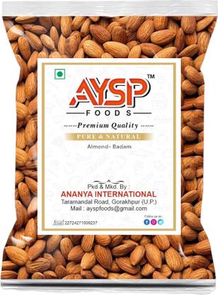 AYSP Super Healthy Premium Badam Giri|High Fiber|Real Nuts |Gluten Free Almonds Almonds