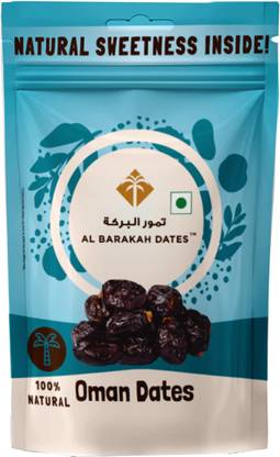 Al Barakah Dates Premium Oman Dates 800 g - 100 % Fresh & Natural Dates Dry Fruits, Khajoor Dates