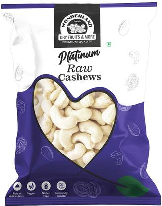 WONDERLAND Premium Raw White Cashews