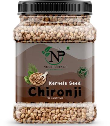 nutri petals Natural Almondette Kernels | Chiraunji | Charoli | Chironji Assorted Nuts