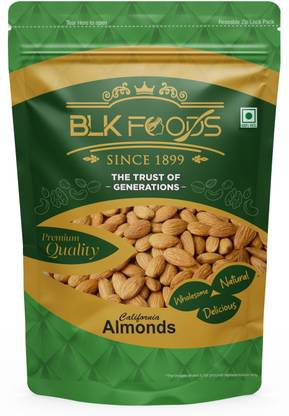 BLK FOODS Select Natural California Badam giri 1Kg Almonds