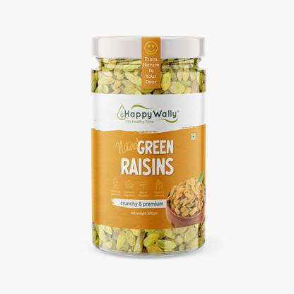 HappyWally Premium Seedless Green Raisins Value Pack Raisins Raisins