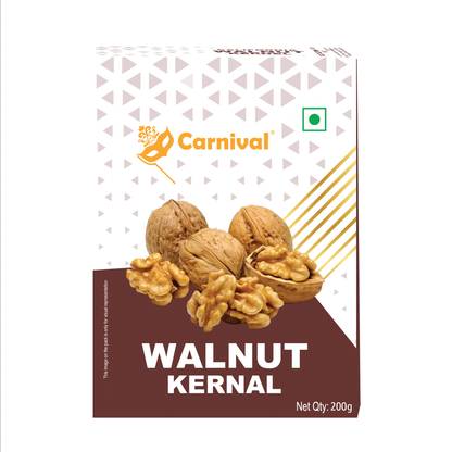 CARNIVAL Premium Natural Kashmiri Walnuts Kernels - Fresh & Crunchy Walnuts