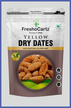 FreshoCartz Yellow Dry Dates | Dyr Chuhara | Peela Sukha Dates | Dry Dates