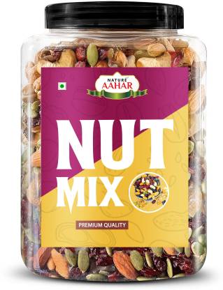 Nature Aahar Premium International Healthy Nutmix | Mixed Dryfruits | (1kg) Assorted Seeds & Nuts