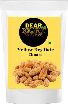 dear delight Yellow Dry Dates Chuara Dates