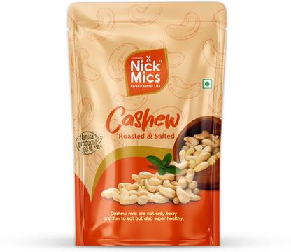 NICKMICS Roasted and Salted Cashew | 250g | Dry Fruits & Nuts | Nickmics Cashews