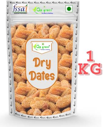 GO GRASS | Khajur Kharaak | Arabian Dates | Exceptional Taste & Soft Texture, No Sugar | Dates