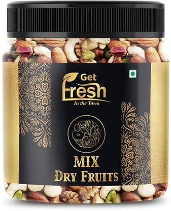 Get Fresh Mixed Dry Fruits Pack – Nutritious Snack With Almonds, Cashews, Raisins, Assorted Seeds & Nuts