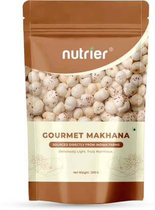 NUTRIER Gourmet Makhana Deliciously Light. Truly Nutritious Phool Makhana Fox Nut