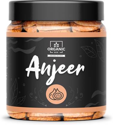Organic Box Afghani Anjeer Figs (200gm Jar Pack) - Afghanistan Dry Anjeer Figs