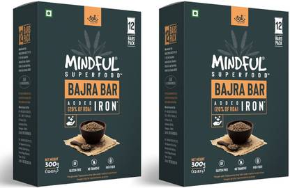 Eat Anytime Mindful Superfood Bajra Bars Hazelnuts