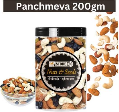 indostore99 panchmeva dry fruits for puja prasad superfood Almonds, Cashews, Raisins, Apricots, Walnuts, Dates