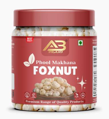 Ab brand Phool Makhana | Roasted Lotus Seeds | Healthy & Crunchy Superfood Fox Nut