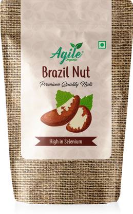 Agile Organic Jumbo Brazil Nuts 150g | Immunity Boosting | Rich in Selenium | Brazil Nuts Brazil Nuts